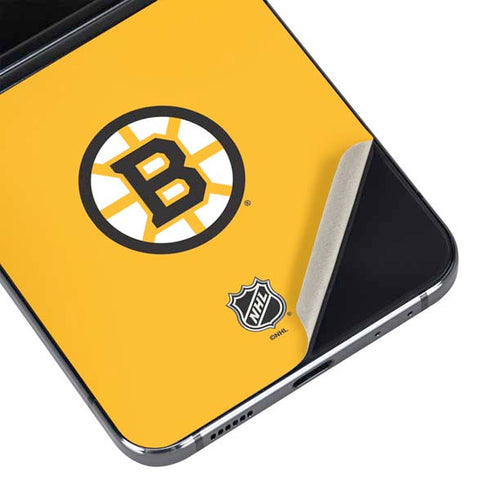 NHL Boston Bruins Solid Background Galaxy Z Flip5 5G Skin